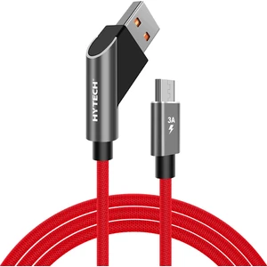 HY-X215 3A Micro Usb 1m Kırmızı Data + Sarj Kablosu