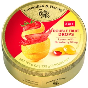 Cavendish & Harvey Limon ve Çilek Aromalı Dolgulu Şeker 175 gr