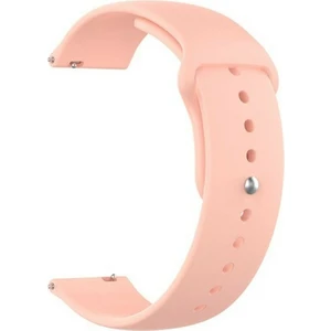 Amazfit Bip Kordon Mat Düz Renkli Silikon Pembe