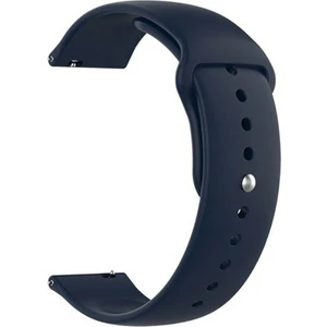 Oppo Watch 41MM Kordon Mat Düz Renkli Silikon Lacivert