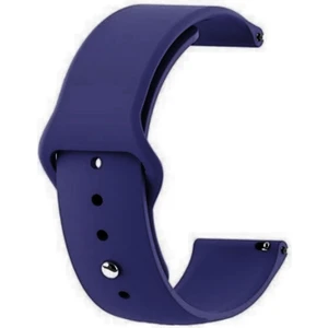Amazfit Pace 46MM Kordon Mat Düz Renkli Silikon Lacivert