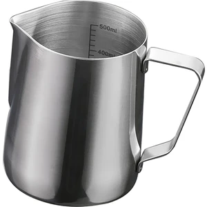F Fityle 600 ml Mutfak Paslanmaz Çelik Kahve Frothing Süt Çayı Latte Sürahi W / Scale 600 ml (Yurt Dışından)