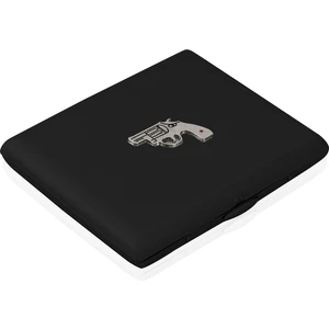 Siyah Temalı Metal Sigara Tabakası