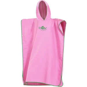 F Fityle Sörf Panço Değişen Havlu Bornoz Kaputlu, Ultralight Cilt Dostu Hızlı Kuru Mikrofiber Surfer Yüzücü Plaj Panço Pelerin - Pembe (Yurt Dışından)