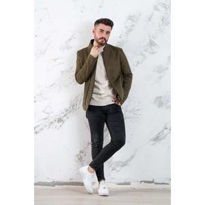 Nubuk Baharlık Slimfit Mont