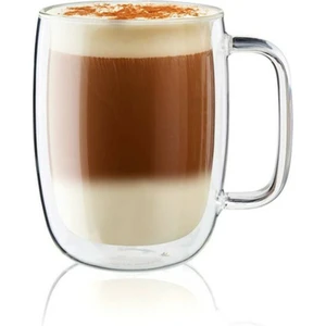 395001140 Çift Camlı Kulplu Latte 2li Set