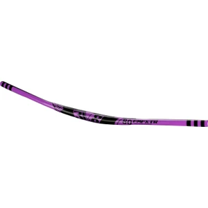 Hafif Dağ Bisikleti Gidon Ekstra Uzun 720 / 780MM 31.8mm 10 ° Bükülmüş 18MM Mtb Yol Bisiklet Yükseltici Bar - 780MM Mor