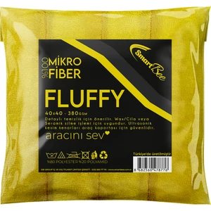 Fluffy Mikrofiber Lazer Kesim Cila Bezi 40 x 40 380 Gsm - 4'lü