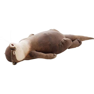 Strade Store 40 cm Sevimli Su Samuru Peluş Oyuncak - Kahverengi (Yurt Dışından)