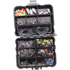 160 Adet Balıkçılık Aksesuarları Kiti Jig Hooks Batar Şife Snaps Balıkçılık Kutusu 160 Adet (Yurt Dışından)