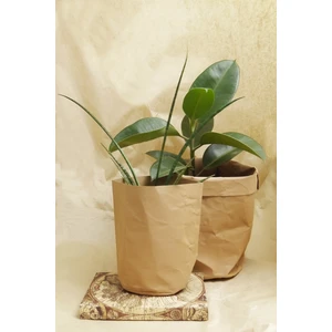 Co&bo Kraft Paper Yıkanabilir Kağıt Saksı -Küçük