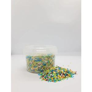 Renkli Granül Şeker Pasta Süsü Vermiçelli 150GR