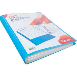 Cepli 10'lu Sunum Dosyası Mavi 64110