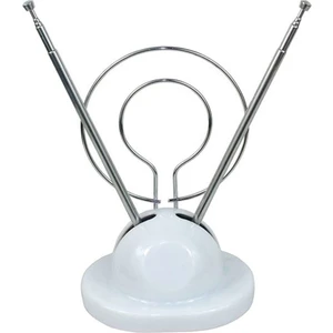 V Anten Sehpalı Dünya Anten Beyaz Mersat