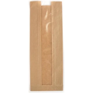 1001 Ambalaj Kese Kağıdı Çizgili Şamua Kraft Pencereli 15 x 33 1 kg