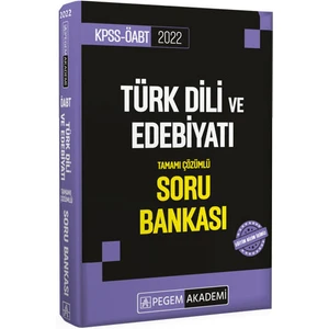 Pegem Akademi Yayıncılık 2022 KPSS ÖABT Türk Dili ve Edebiyat Soru Bankası