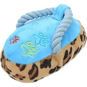 Terlik Şekilli Peluş Köpek Oyuncak 15 cm