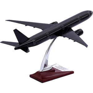 Boeing 777 - 300 Model Uçak, Siyah Renkli Uçak Maketi