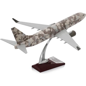 Boeing 737-800 Askeri Kamuflajlı Model Uçak Maketi