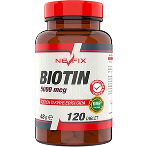 Nevfix Biotin 5000 Mcg 120 Tablet