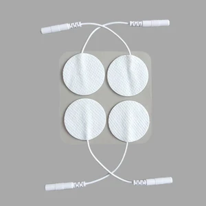 Yuvarlak Elektrot 3.2*3.2 cm 
ems Tens Cihazı Pin Girişli Elektrod , 1 Paket = 4 Adet