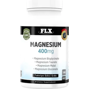 Flx Magnezyum Bisglisinat Malat Taurat Glukonat 180 Tablet