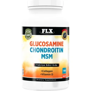 Flx Glukozamine Chondroitin Msm Vitamin D Collagen 180 Tablet