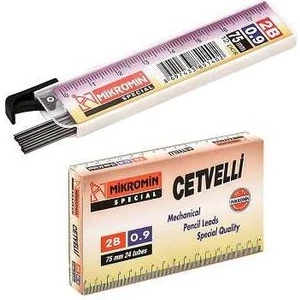 Min 0.9 mm Cetvelli Kalem Ucu 75 mm Mikro Uç