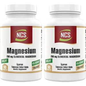 Magnesium 200 Mg Malat Taurat Glisinat 90 Tablet 2 Kutu