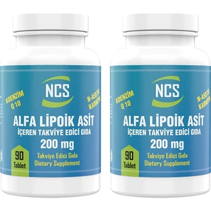L-Carnitine Alpha Lipoic Acid Koenzim Q10 90 Tablet 2 Kutu