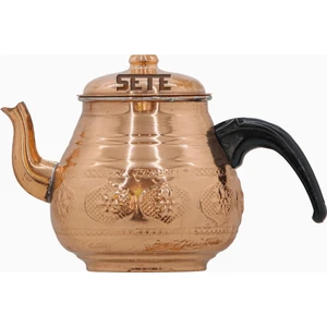 Bakır Demlik Nakış Desenli