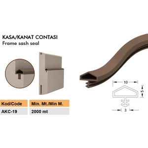 Ortadan Tırnaklı Çatı Fitil 10 mm Ahşap Amerikan Panel Kapı Fitili 100 M Krem