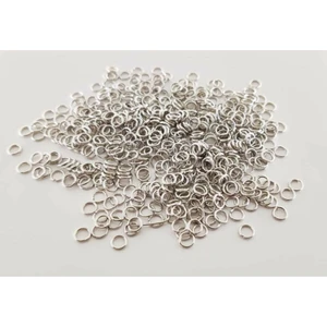 Yiğit Aksesuar 6 mm 50 Gram Metal Gümüş Renk Takı Halkası Malzemesi
