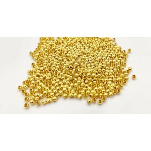 Yiğit Aksesuar 100 Adet Gold Dorika Boncuk 3 mm Ara Aparatı Takı Malzemeleri