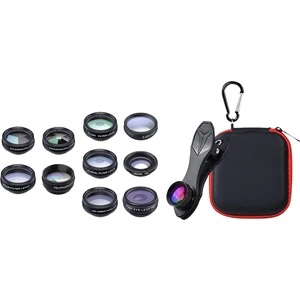 F Fityle 10 In 1 Telefon Kamera Lens Kiti Makro Radyal Çoğu Telefon Akıllı Telefonlar Kamera Için  (Yurt Dışından)