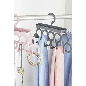 Çok Amaçlı Takı Askısı Eşarp Askısı Aksesuar Askısı Dolap Içi Askı Gri