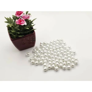 Yiğit Aksesuar 250 Adet Cam Inci Beyaz 6 mm Cam Inci