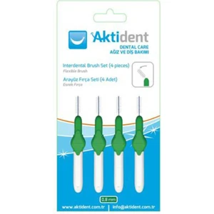 Arayüz 4'lü Fırça Seti 0,80MM Yeşil