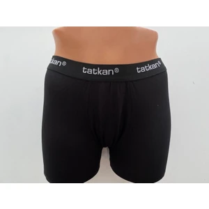 Tatkan Erkek 5'li Modal Penye (Likralı Esnek) Spor Kesim Slim Fit Boxer Külot  (Siyah)
