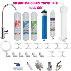 Su Arıtma Cihazı Yapım Seti - Full Set- Su Arıtma Yapım Kiti