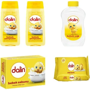 Şampuan - Yağ - Sabun - Islak Mendil Seti Klasik 4'lü Set