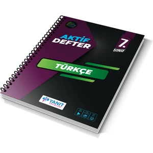 Yanıt Yayınları 7. Sınıf Aktif Defter Türkçe
