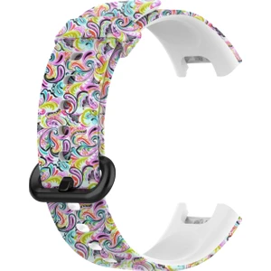 Xiaomi Mi Watch Lite / Redmi Izle Için Silikon Baskı Kordonlu Saati Leopar (Yurt Dışından)