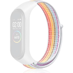 Xiaomi Mi Band Için Naylon Örgü Saat Bantları 6 Çin Kırmızısı (Yurt Dışından)