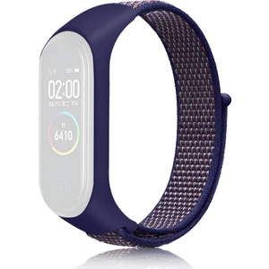 Xiaomi Mi Band Için Naylon Örgü Saat Bantları 6 Çin Kırmızısı (Yurt Dışından)