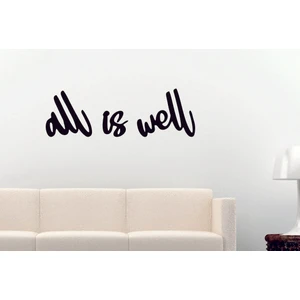 Numa Concept All Is Well Duvar Yazısı Ahşap Duvar Tablosu Dekoratif Duvar Süsü