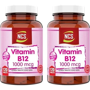 Vitamin B12 Metilkobalamin 1000 Mcg 120 Tablet 2 Kutu