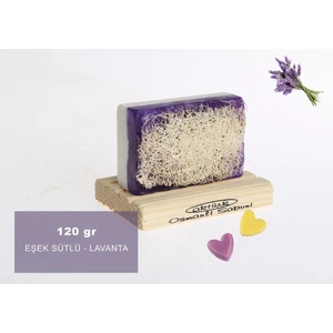 Aktürk Osmanli Sabuni Eşek Sütlü & Lavantalı Kabak Lifli Sabun 120GR
