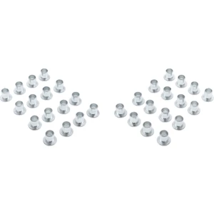F Fityle 32 Adet 8Mm Inline Paten Rulman Paspayı Paten Aksesuarları Gümüş  (Yurt Dışından)