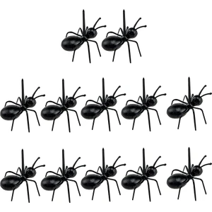 B Baosity 12 Adet Sevimli Mini Karınca Meyve Çatal Plastik Mutfak Çatalları Yemek Pick Partisi Için  (Yurt Dışından)